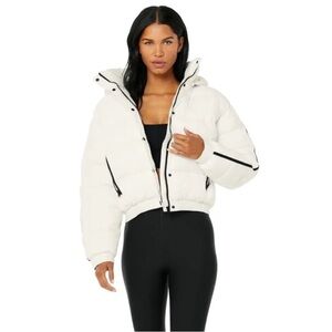 Alo Yoga Aspen Love Puffer Jacket Ivory S